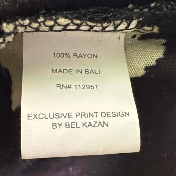 Anthropologie Bel Kazan Tie Ruffle Floral Printed Kaftan - Picture 12 of 16